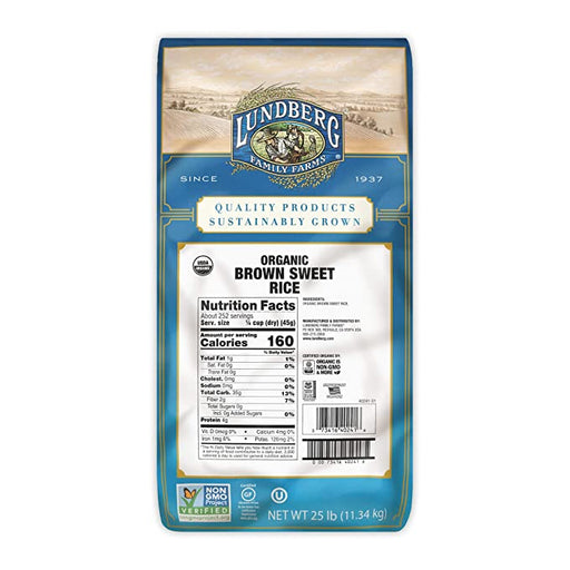 Brown Sweet Rice, Organic