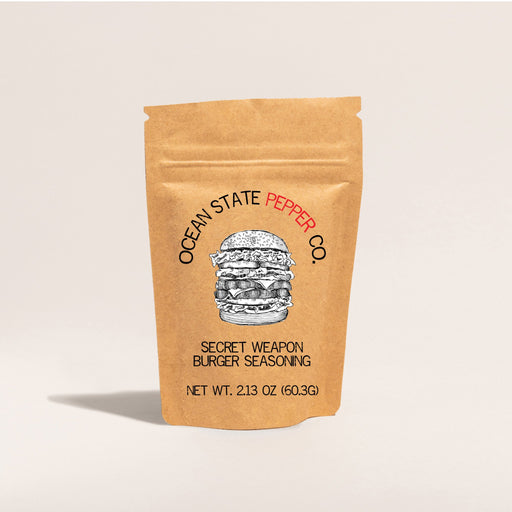 Secret Weapon Burger Seasoning by Ocean State Pepper Co.