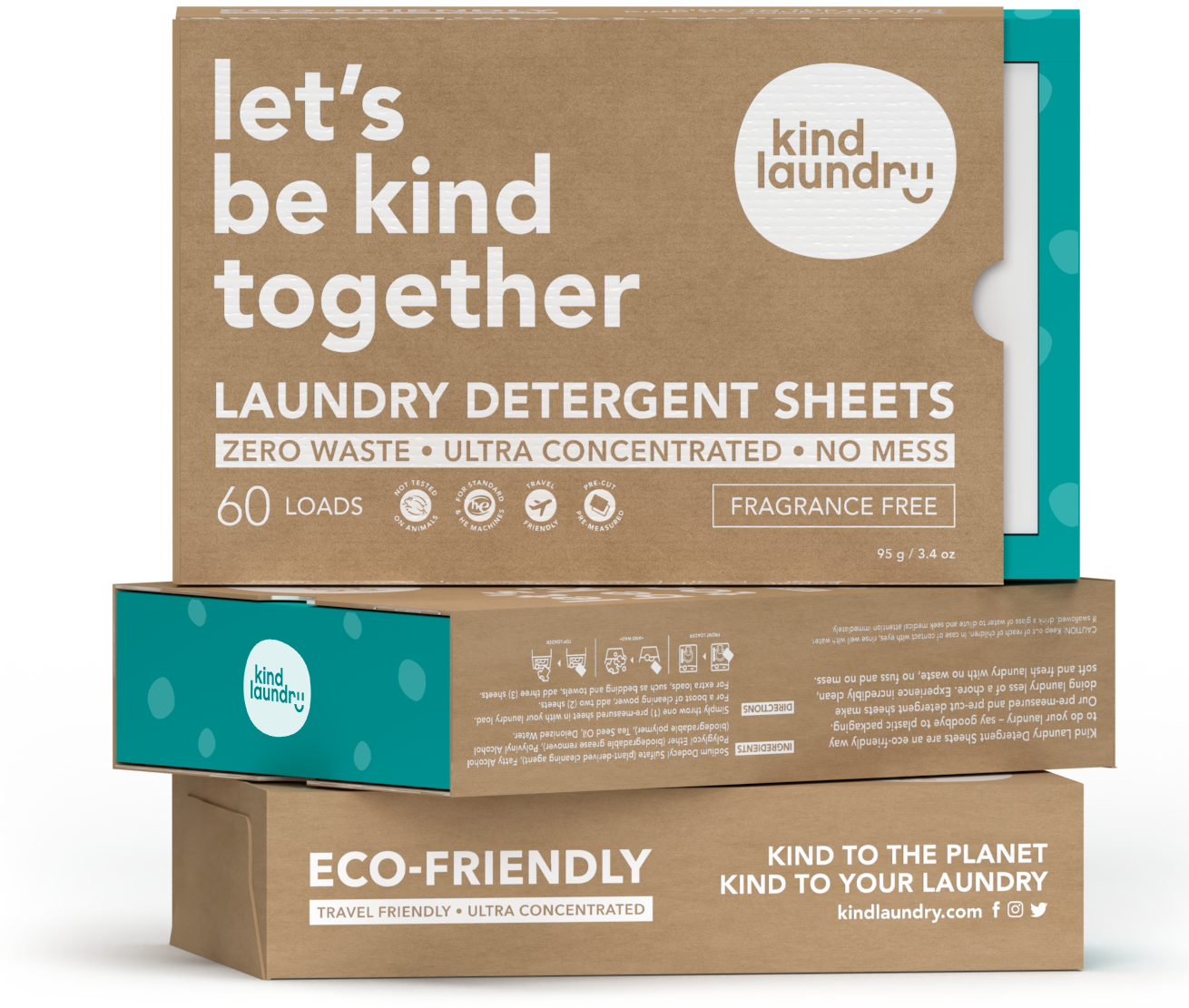 Kind Laundry Sheets, Frangrance-Free