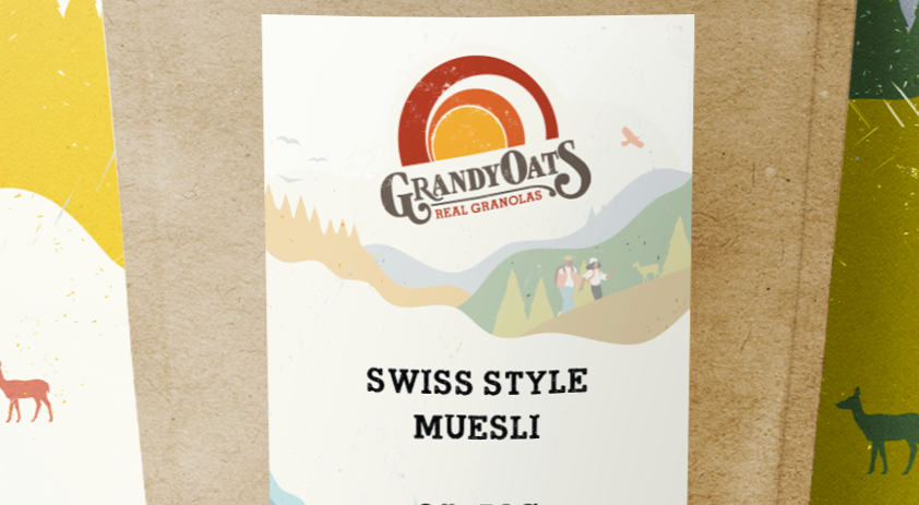Muesli, Swiss Style, Organic   by Grandy Oats