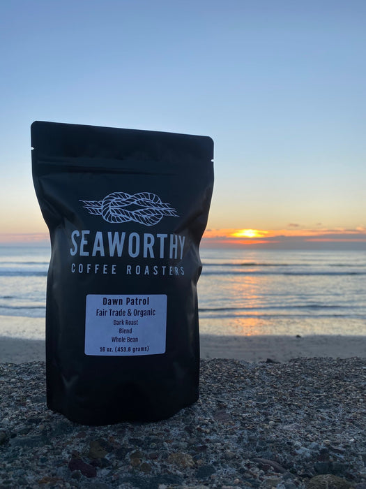 Seaworthy Coffee Roasters, Dawn Patrol, Med/Dark Roast, Organic, Fair Trade