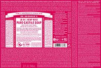 Dr. Bronner's Liquid Castile Soap, Rose