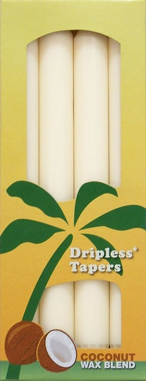 Aloha Bay Tapers, Dripless, 9in., Coconut Wax Blend, FT, 4-pk.